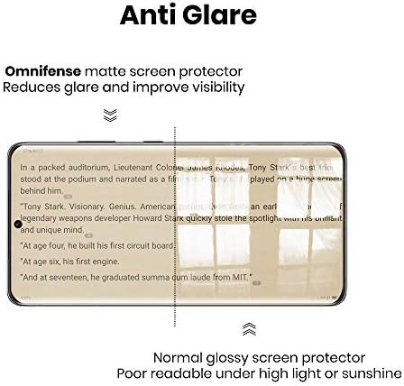 Omnifense Galaxy S21 képernyővédő fólia Matt Adatvédelmi Teljes Ragasztó Puha Film (NEM Edzett Üveg), Support Ujjlenyomat