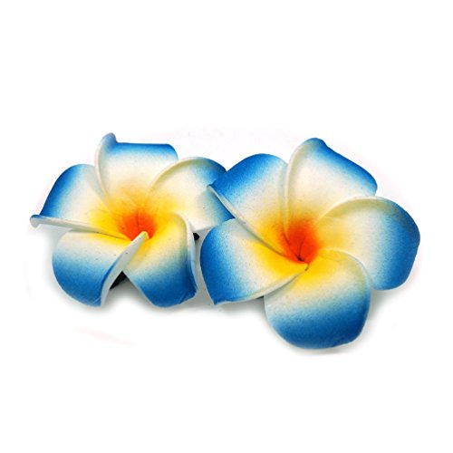 Teri Boutique Hawaii Hawaii Szigetén Orchidea Virág Hab Utazás Utazás hajcsat Karom Pin (Kék)