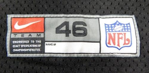 1999 Pittsburgh Steelers 6 Játék Kibocsátott Fekete Jersey 46 DP21393 - Aláíratlan NFL Játék Használt Mezek