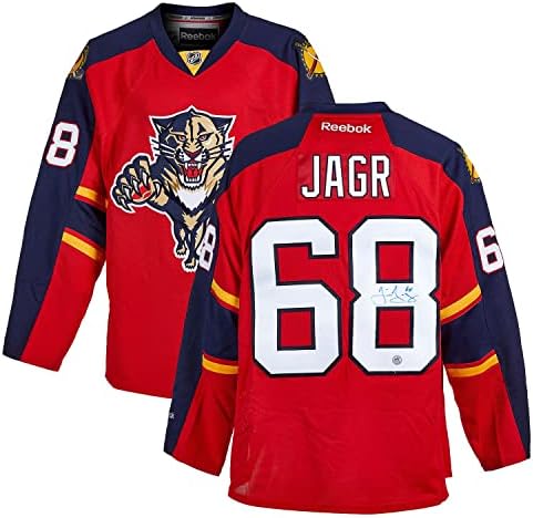 Jaromir Jagr Florida Panthers Dedikált Reebok Jersey - Dedikált NHL-Mezek