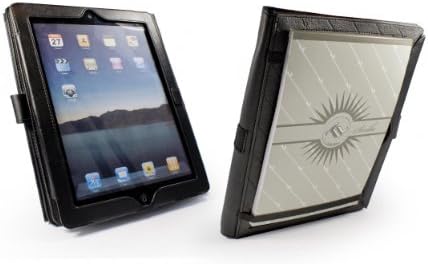 Tufa-Luv Írnok folio Sztázis Ál Bőr tok Apple iPad 2 / új ipad (Retina) 3 (Retina) - Fekete