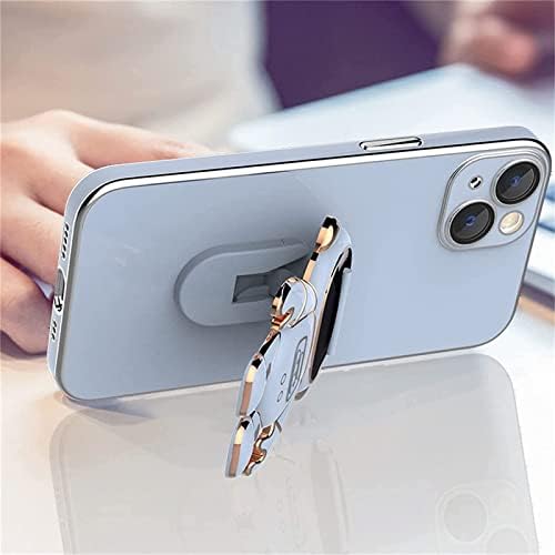Bonseor 2022 Új Űrhajós Rejtett Stand burkolata iPhone, Telefon Esetében a Lencse Film védőburkolat 13/ 13Pro/ 13ProMax/