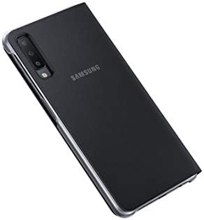 Samsung Eredeti Tok Pénztárca tok Galaxy A7 2018 - Fekete