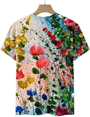 Női póló Pillangó Grafikus Relaxed Fit Felsők Pólók Rövid Ujjú Sleeve Társalgó Őszi Nyári póló 2023 TP